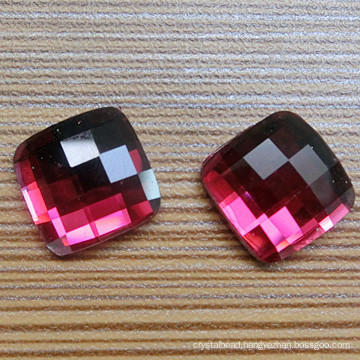 Square Flat Bottom Glass Beads for Jewelry